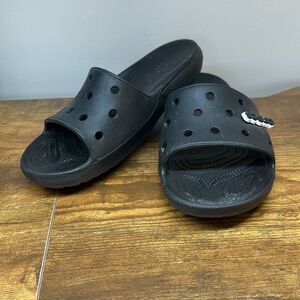 CROCS Unisex Baya Slide Sandals Black size M 7 W 9